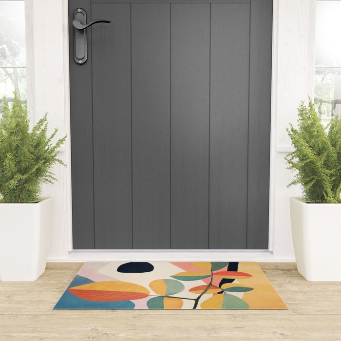 Colorful Branching Out 28 Welcome Mat Gallery Image 3
