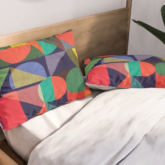 Color Blocks Pillow Sham Gallery Image 2