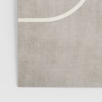 Linen Texture Beige White Minimalist Artwork Poster Gallery Image 3