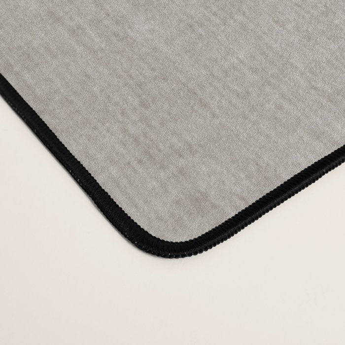 Linen Texture Beige White Minimalist Artwork Desk Mat Gallery Image 4