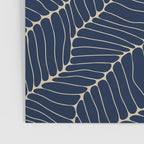 Organic Nature Navy Blue Poster Gallery Image 3
