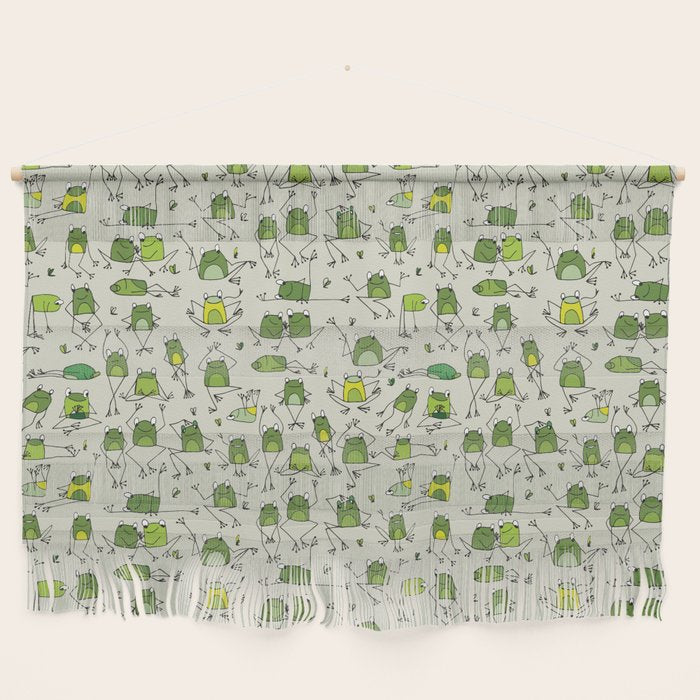 Funny Frogs Wall Hanging Gallery Image 1