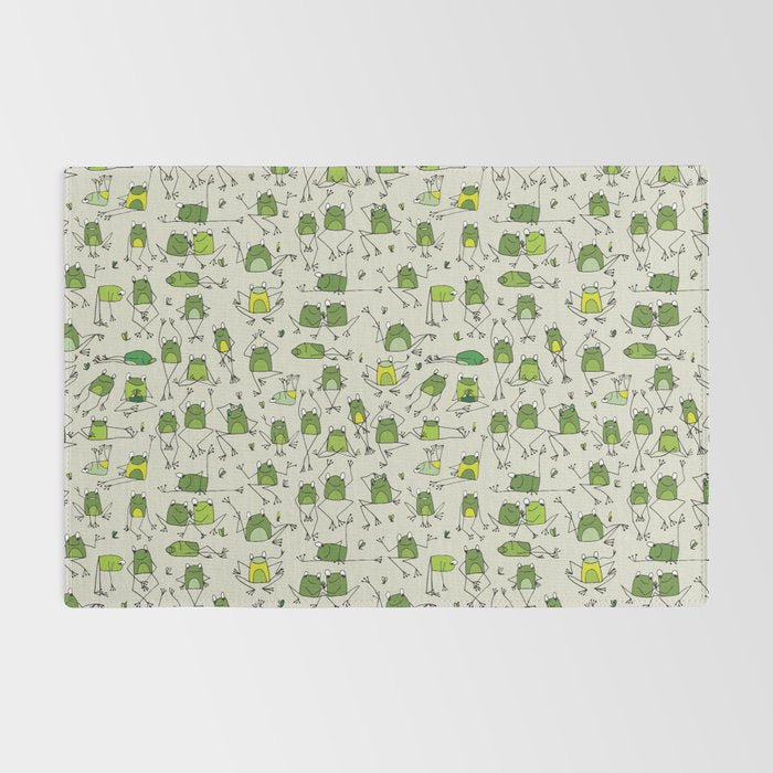 Funny Frogs Rug Gallery Image 2
