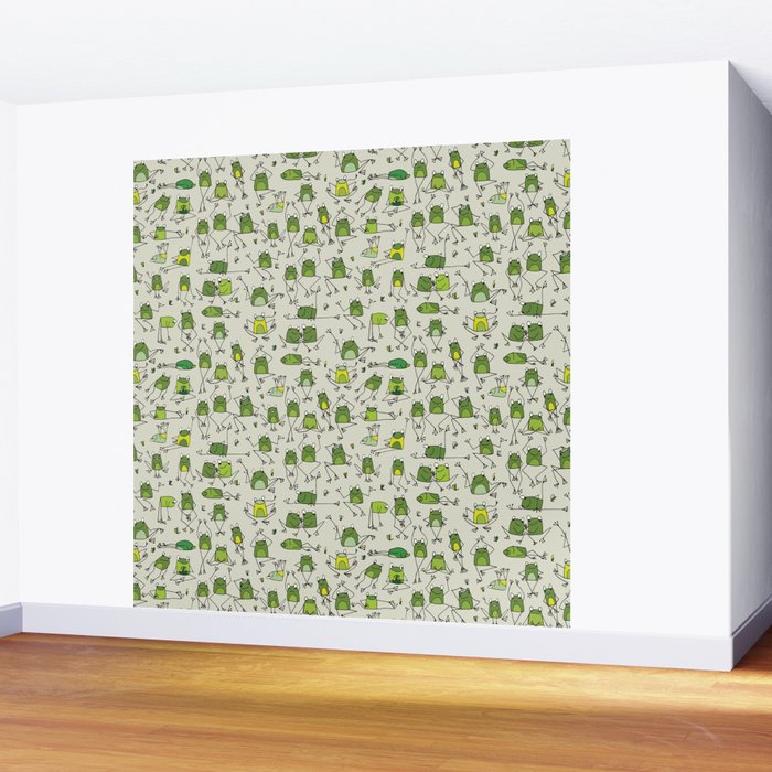 Funny Frogs Wall Mural Gallery Image 2