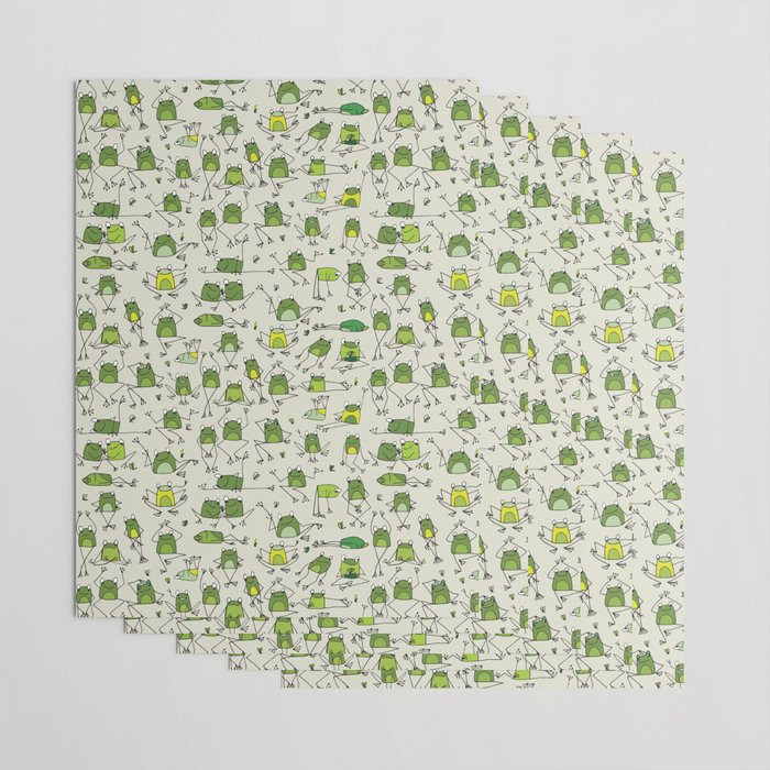Funny Frogs Wrapping Paper Gallery Image 3
