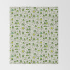 Funny Frogs Throw Blanket Gallery Image 2