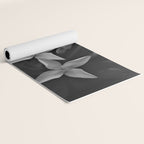 West Indian Jasmine 4-petaled flowers black and white photography / photograph Yoga Mat Gallery Image 2