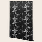 West Indian Jasmine 4-petaled flowers black and white photography / photograph Wallpaper Gallery Image 2