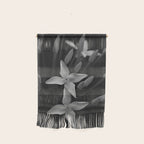 West Indian Jasmine 4-petaled flowers black and white photography / photograph Wall Hanging Gallery Image 1