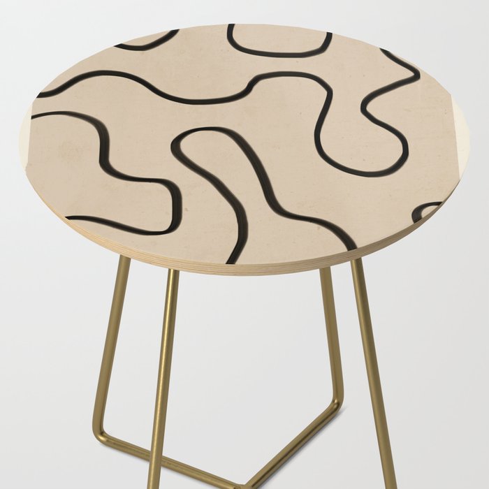 Abstract line art 145 Side Table Gallery Image 2