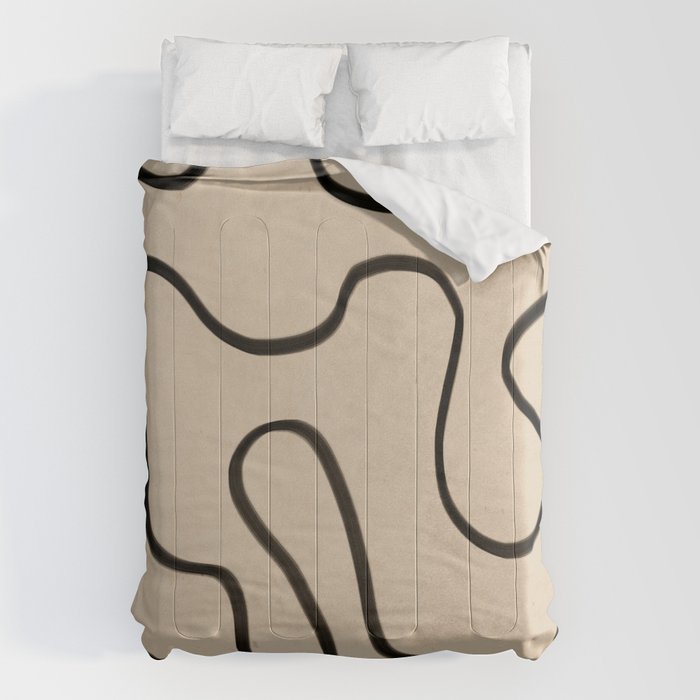Abstract line art 145 Comforter Gallery Image 1