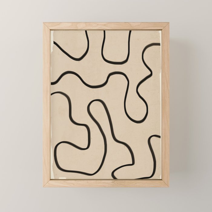 Abstract line art 145 Mini Art Print Gallery Image 1