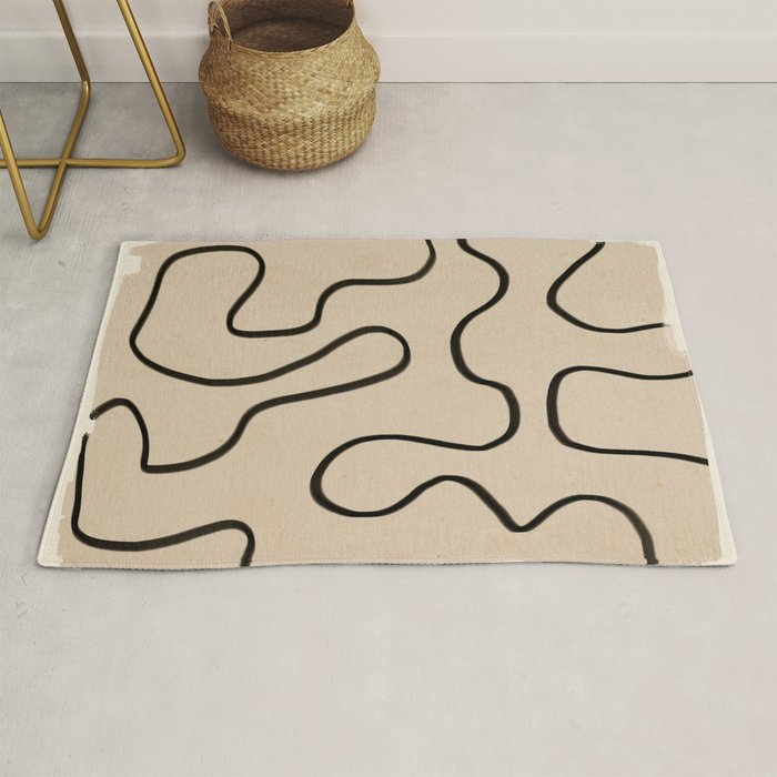 Abstract line art 145 Rug Gallery Image 1
