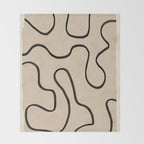 Abstract line art 145 Throw Blanket Gallery Image 2