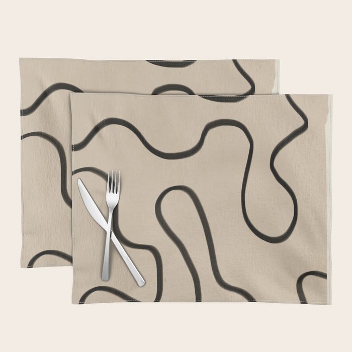 Abstract line art 145 Placemat Gallery Image 1