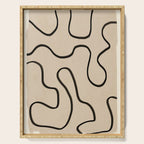 Abstract line art 145 Serving Tray Gallery Image 1