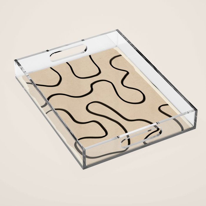 Abstract line art 145 Acrylic Tray Gallery Image 1