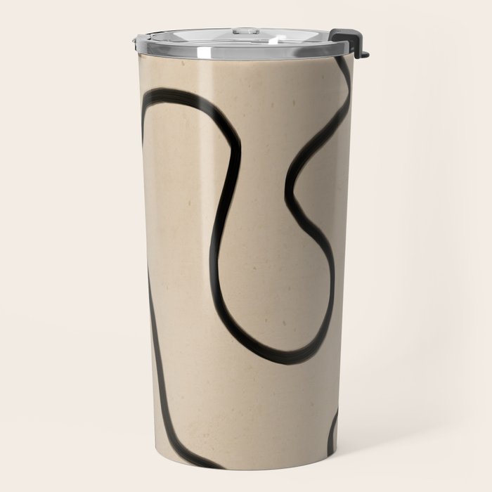 Abstract line art 145 Travel Mug Gallery Image 2