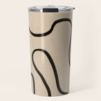 Abstract line art 145 Travel Mug Gallery Image 1