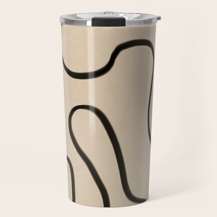 Abstract line art 145 Travel Mug Gallery Image 1