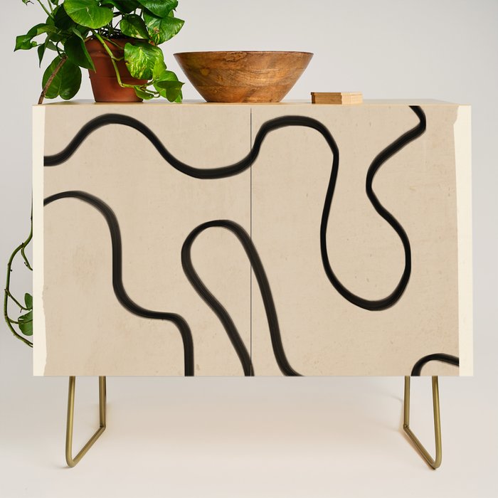 Abstract line art 145 Credenza Gallery Image 1