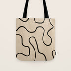 Abstract line art 145 Tote Bag Gallery Image 1