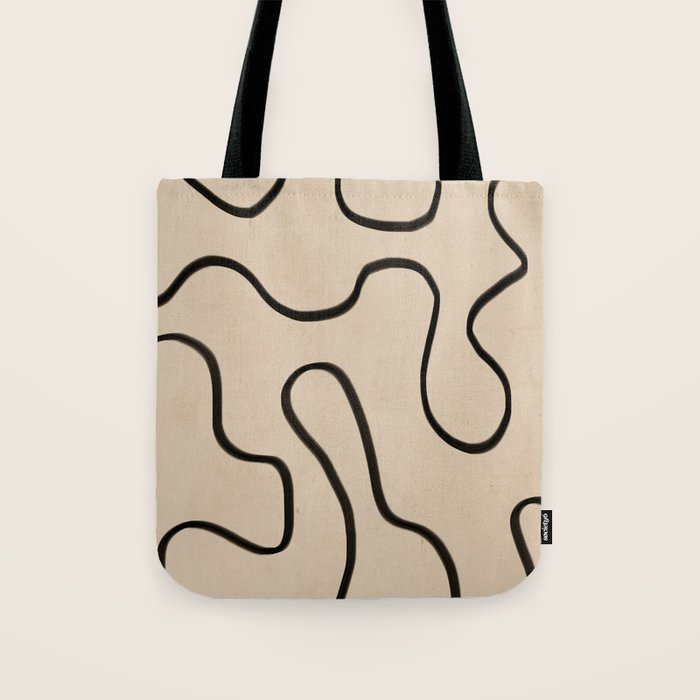 Abstract line art 145 Tote Bag Gallery Image 1