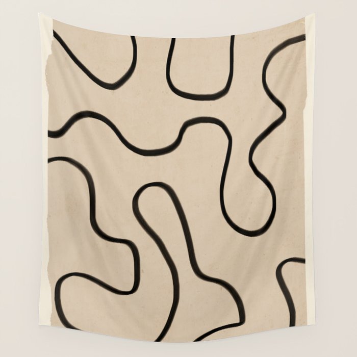Abstract line art 145 Wall Tapestry Gallery Image 4