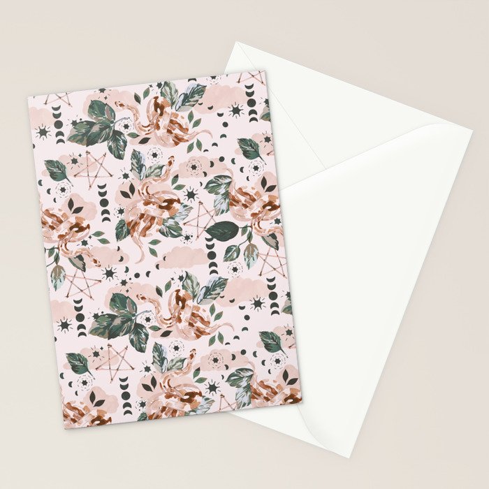Celestial Snakescape W Stationery Card Gallery Image 2