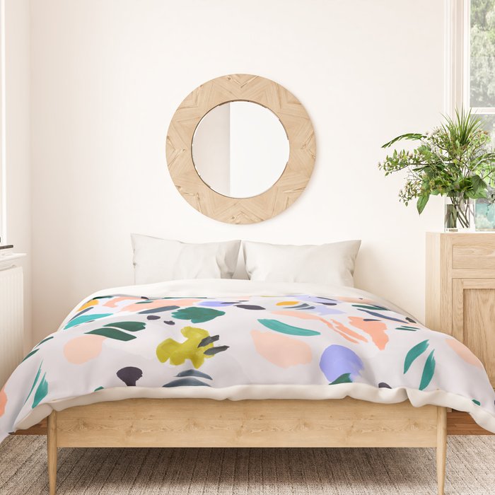 TERRAZZO BRUSHSTROKES Duvet Cover Gallery Image 3