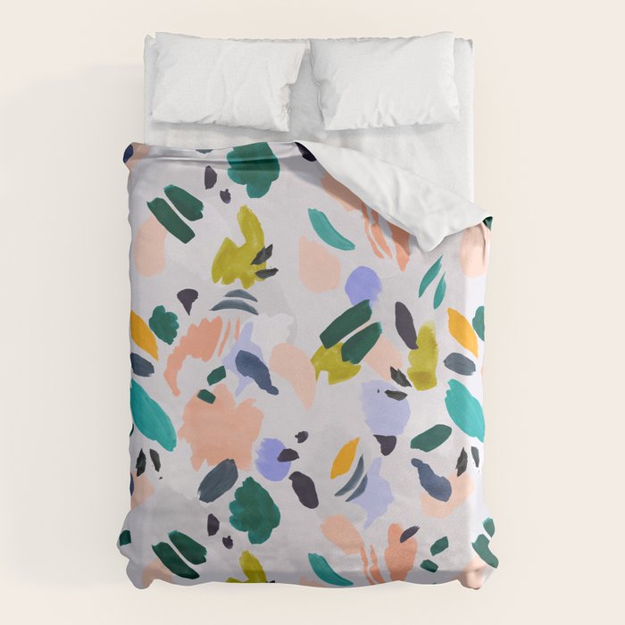 TERRAZZO BRUSHSTROKES Duvet Cover Gallery Image 6