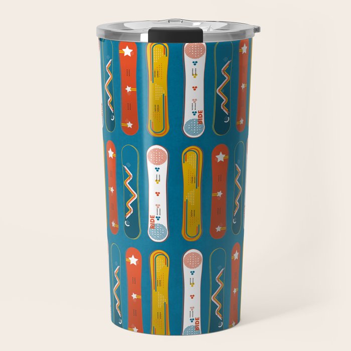 SNOWBOARD DESIGN Travel Mug Gallery Image 1