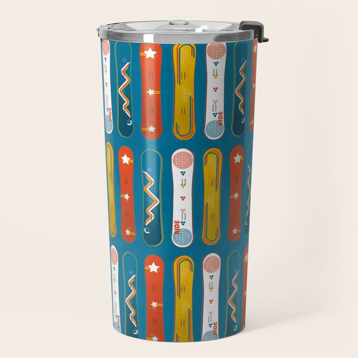 SNOWBOARD DESIGN Travel Mug Gallery Image 2