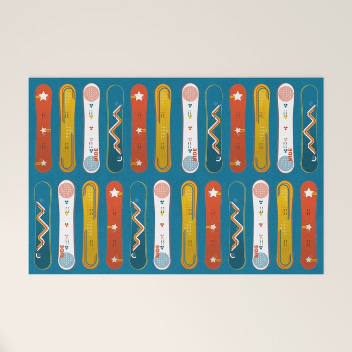 SNOWBOARD DESIGN Welcome Mat Gallery Image 1