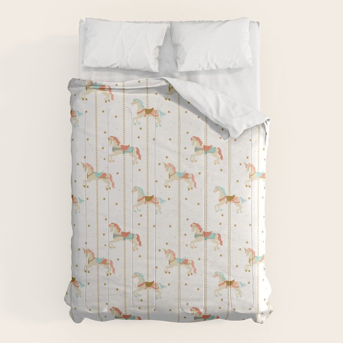 Carousel Horses Comforter Gallery Image 6