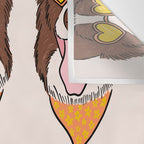 Rainbow Dog Wall Tapestry Gallery Image 3
