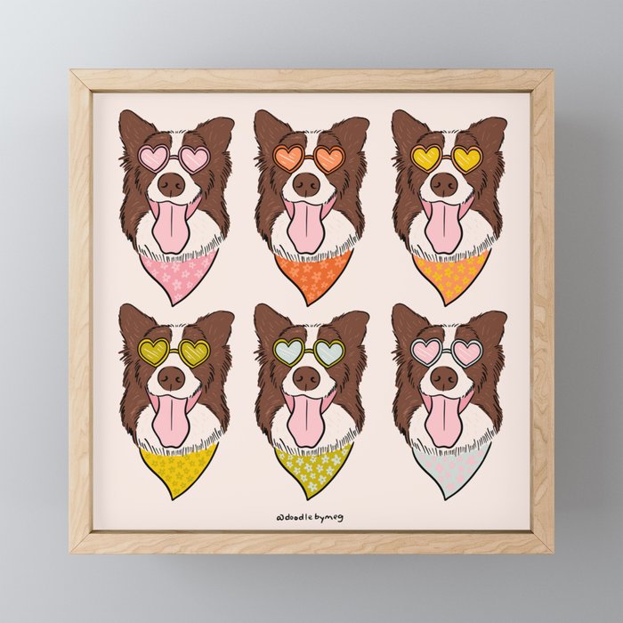Rainbow Dog Mini Art Print Gallery Image 1