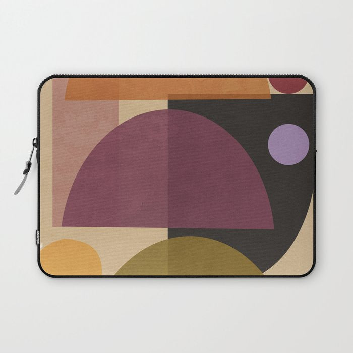 Modern Abstract Minimal Shapes 124 Laptop Sleeve Gallery Image 1