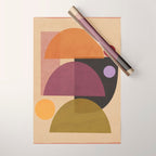 Modern Abstract Minimal Shapes 124 Wrapping Paper Gallery Image 1