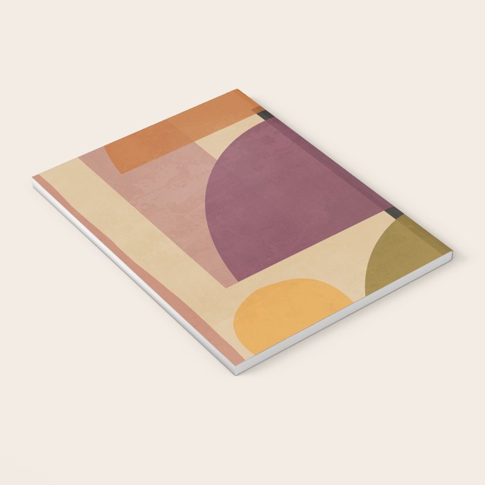 Modern Abstract Minimal Shapes 124 Notebook Gallery Image 3