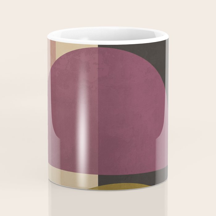 Modern Abstract Minimal Shapes 124 Coffee Mug Gallery Image 4