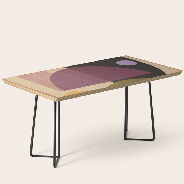 Modern Abstract Minimal Shapes 124 Coffee Table Gallery Image 1