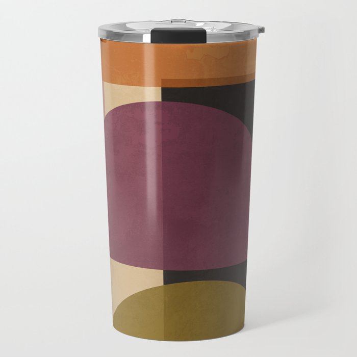 Modern Abstract Minimal Shapes 124 Travel Mug Gallery Image 1