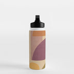 Modern Abstract Minimal Shapes 124 Water Bottle Gallery Image 3