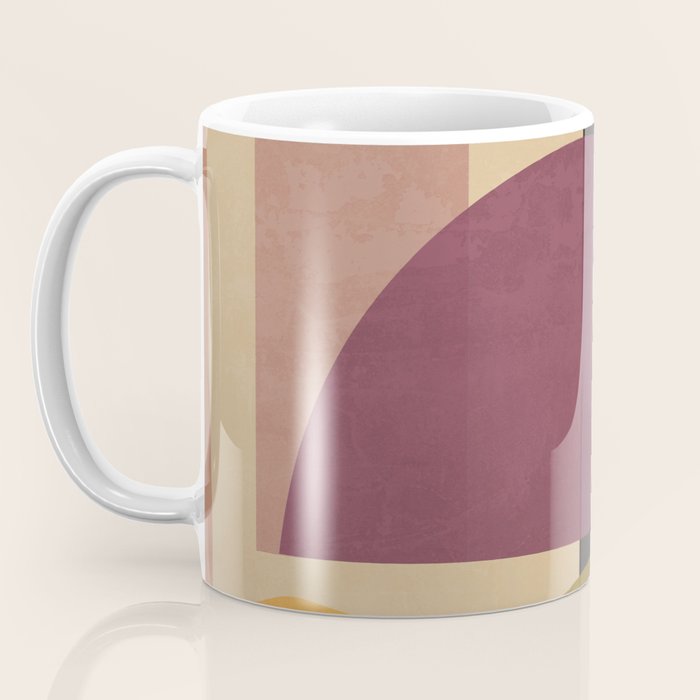 Modern Abstract Minimal Shapes 124 Coffee Mug Gallery Image 3