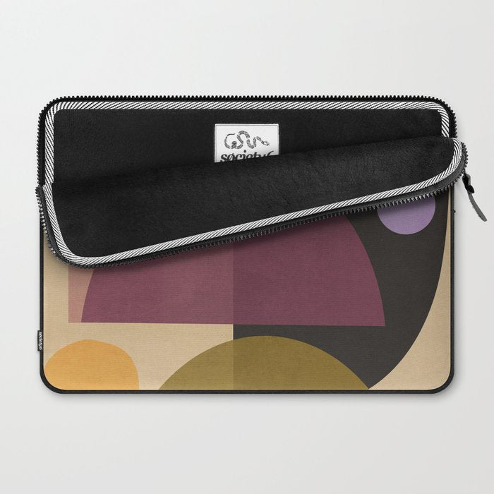 Modern Abstract Minimal Shapes 124 Laptop Sleeve Gallery Image 2