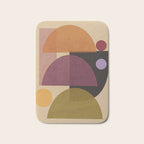 Modern Abstract Minimal Shapes 124 Bath Mat Gallery Image 1