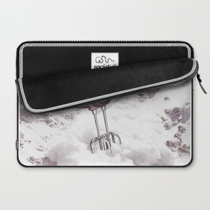 Doris Whisker II - Avalanche Whipped Cream Mountain Laptop Sleeve Gallery Image 2