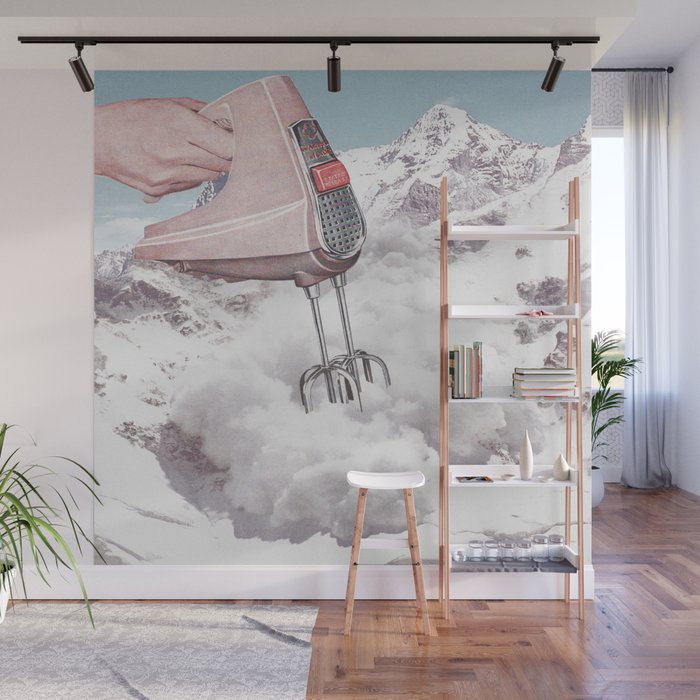 Doris Whisker II - Avalanche Whipped Cream Mountain Wall Mural Gallery Image 1