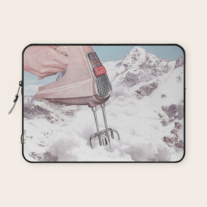 Doris Whisker II - Avalanche Whipped Cream Mountain Laptop Sleeve Gallery Image 1